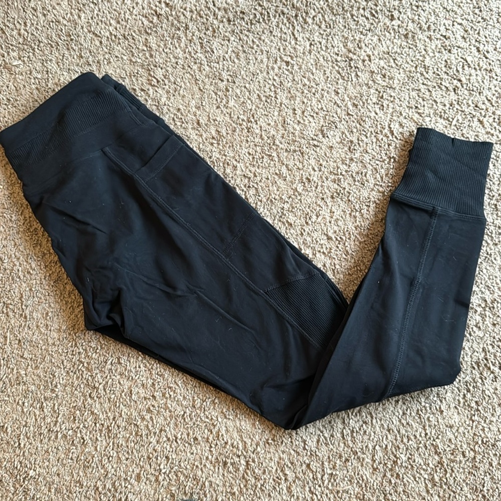 Athleta black leggings, size small